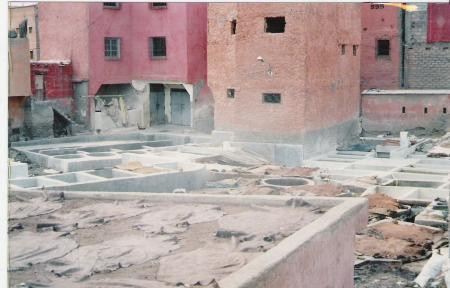 Les tanneries de Marrakech (Photo Lili et Abdou)