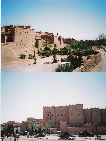 Ouarzazate  La Kasbah Taourirt (Photo Lili et Abdou)